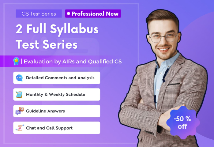 2 Full Syllabus Test - CS Professional New