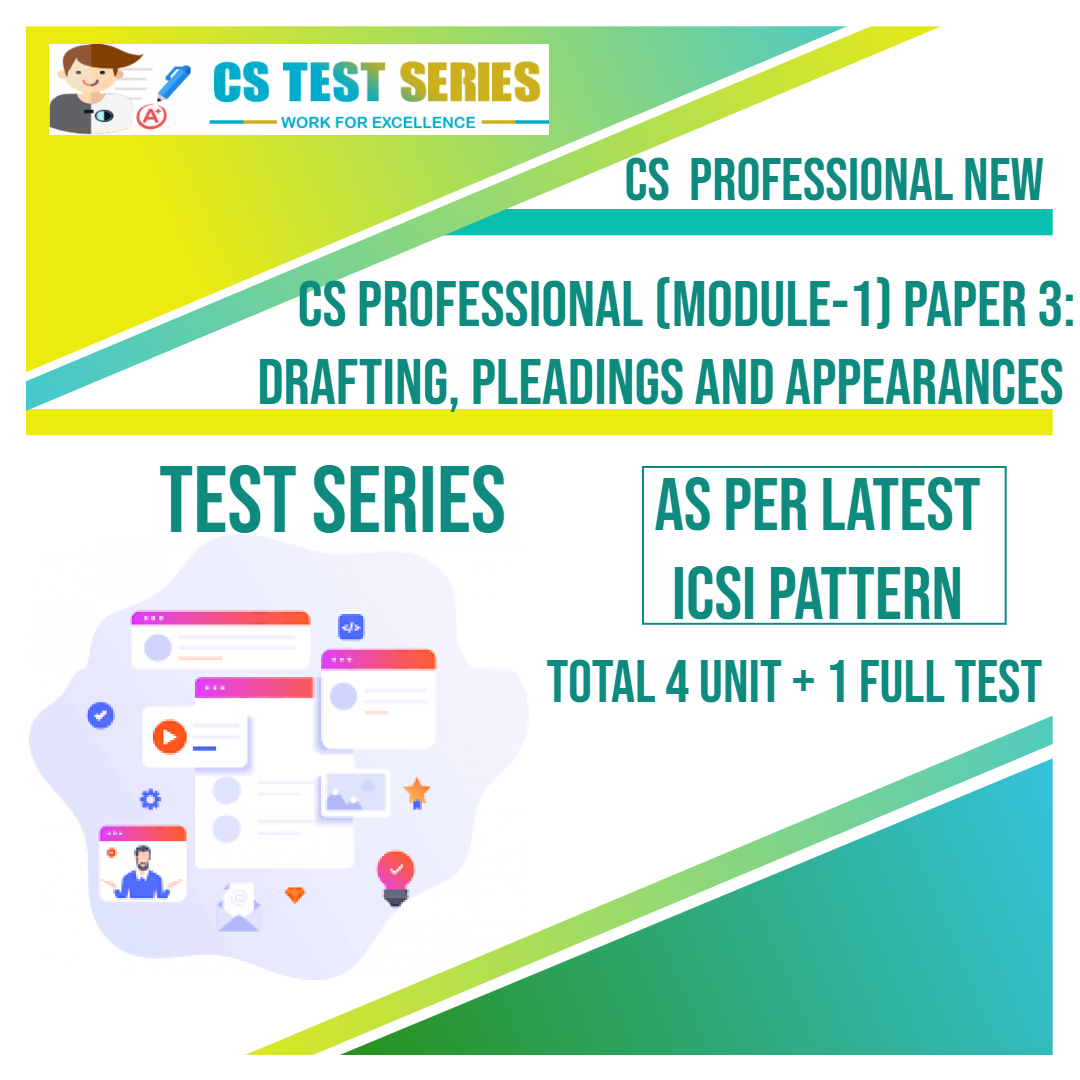 Cs Professional New Syllabus Test Series Cs Professional