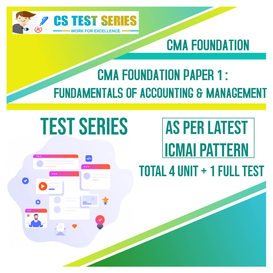 CMA Foundation Test Series CMA Test Series