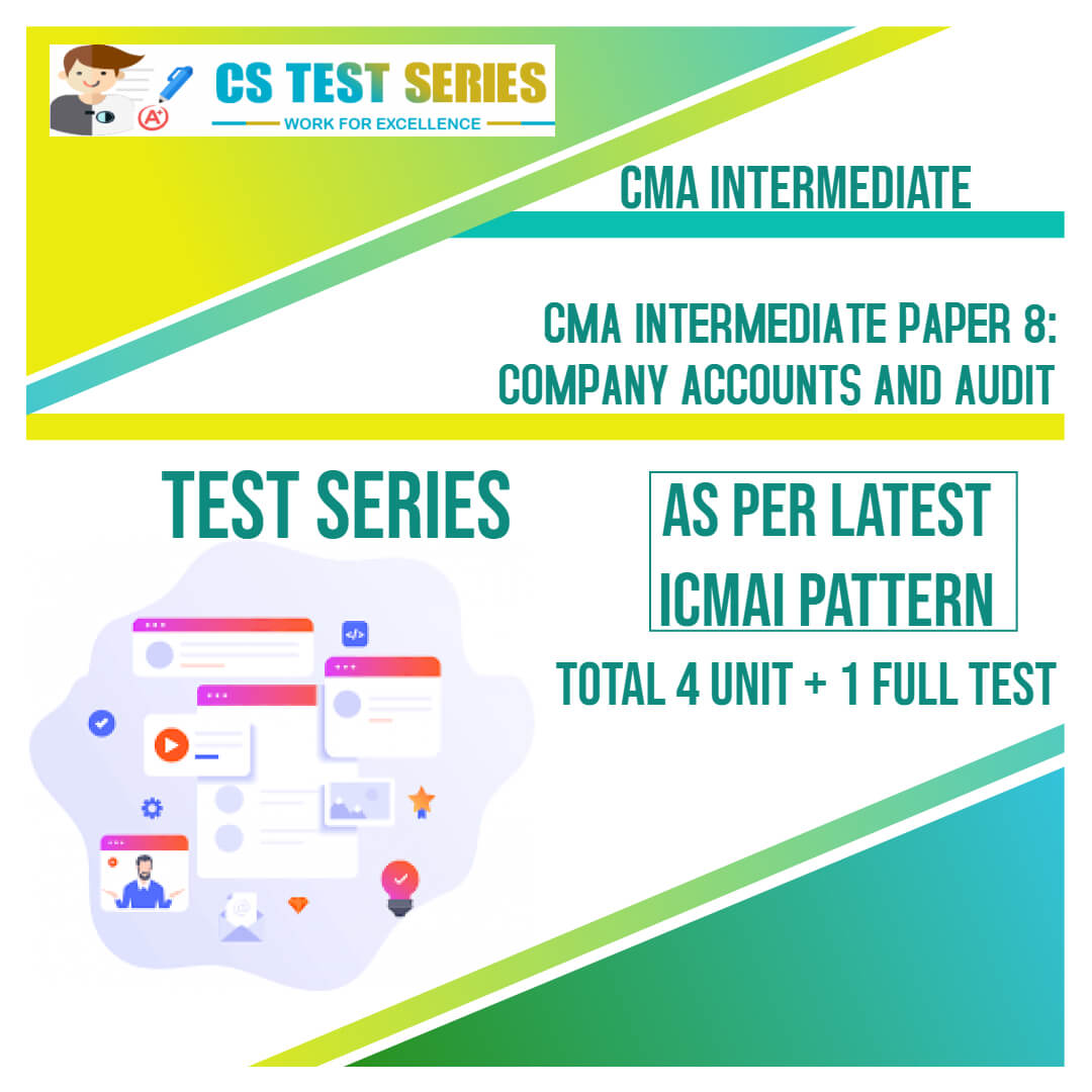 CMA Inter Test Series | CMA Test Series