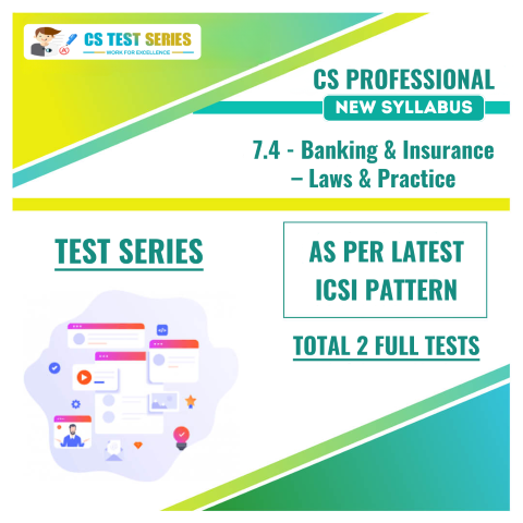 Banking & Insurance – Laws & Practice NEW SYLLABUS